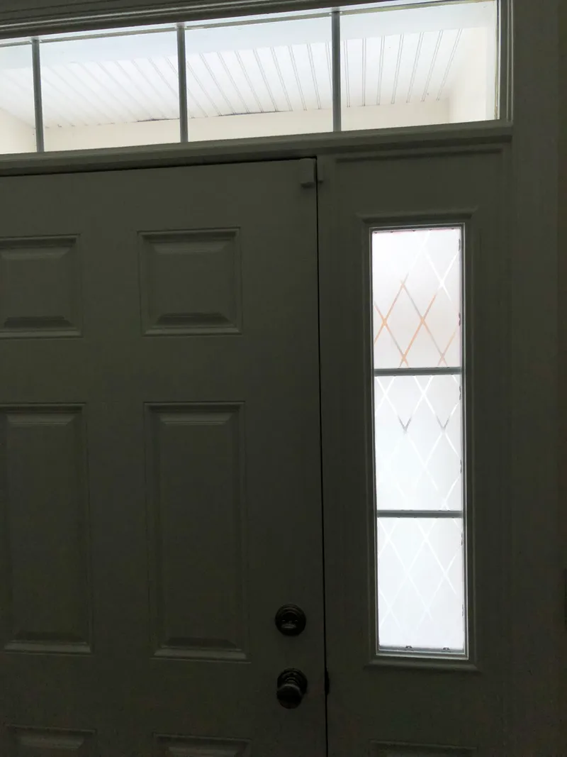 Front Entry Transom
